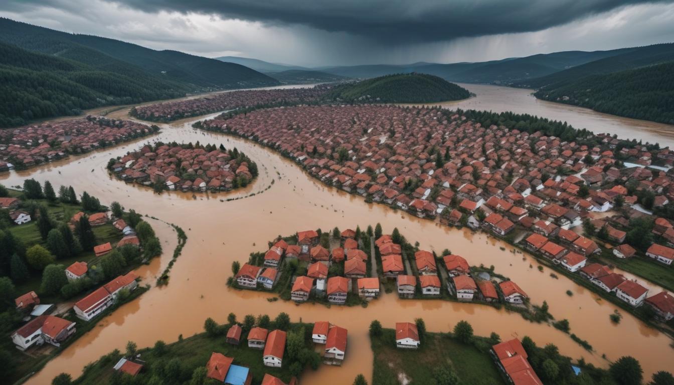 Bolu'daki Sel Felaketi: Köyler Sular Altında