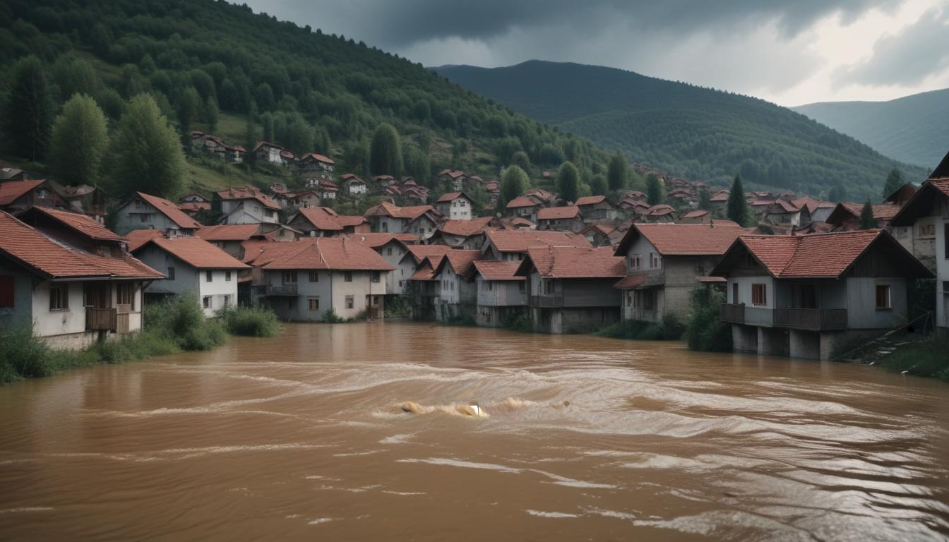 Bolu'da Sel Felaketi: Evler Sular Altında Kaldı